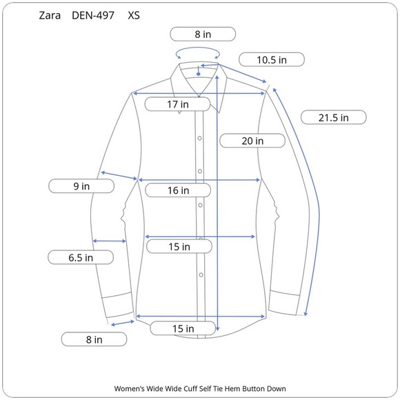 ZARA Cropped Front Tie Button Down Blouse - Picture 2 of 6